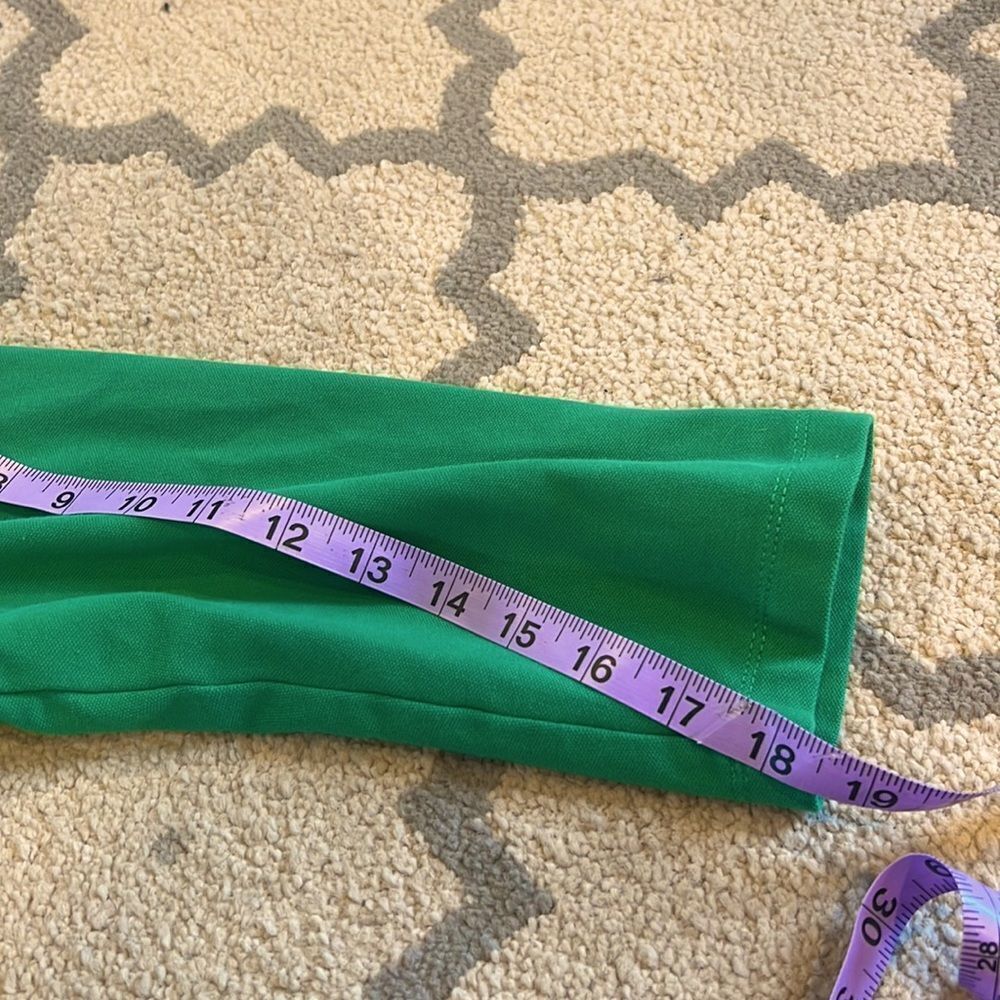 Lauren Ralph Lauren MCMLXVII Green Polo Shirt Size XL embroidered ,patch on back - Picture 8 of 8